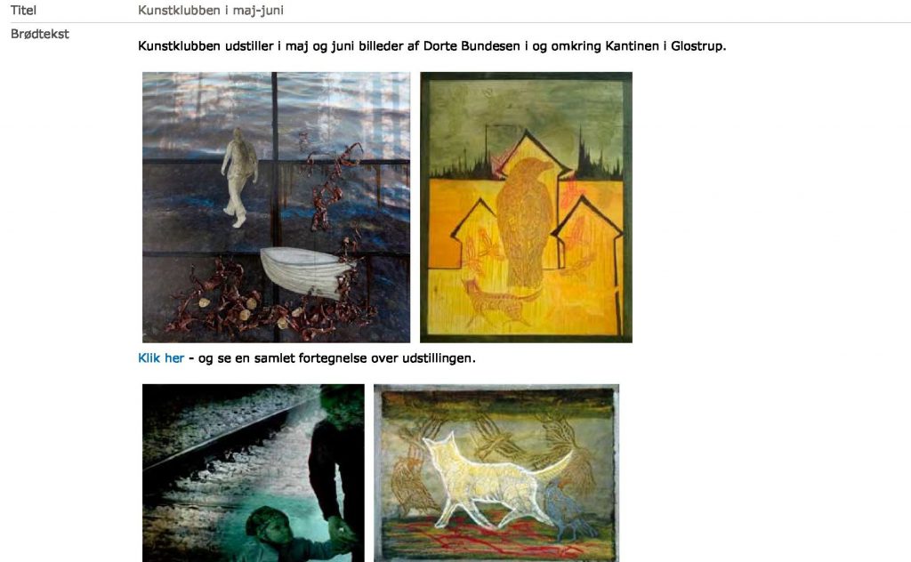 Kunstklubben i maj-juni